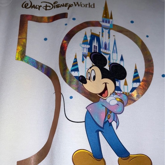 DISNEY Mickey Mouse Long Sleeve Pullover 50th Anniversary Collection - Picture 7 of 10